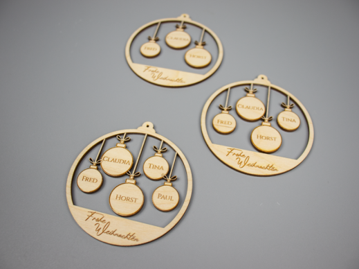 Weihnachtskugel personalisiert Familie_F